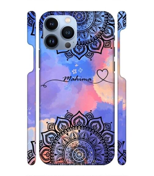 Rangoli pattern with beautiful colors iPhone 13 Pro Max Mobile Cover