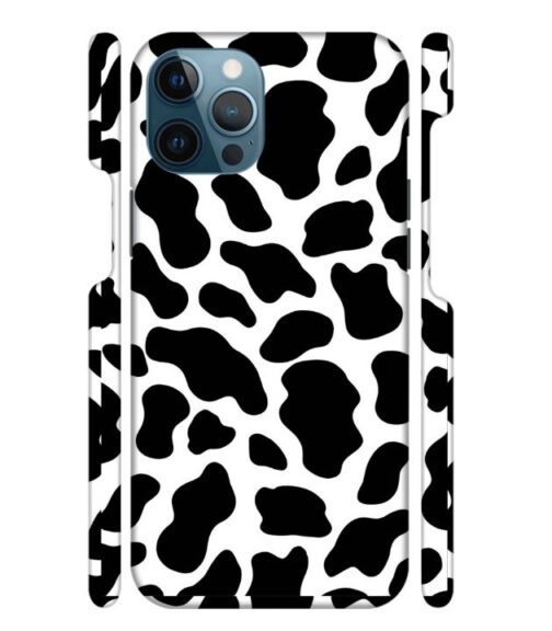 Black & white abstract design iPhone 12 Pro Mobile Cover