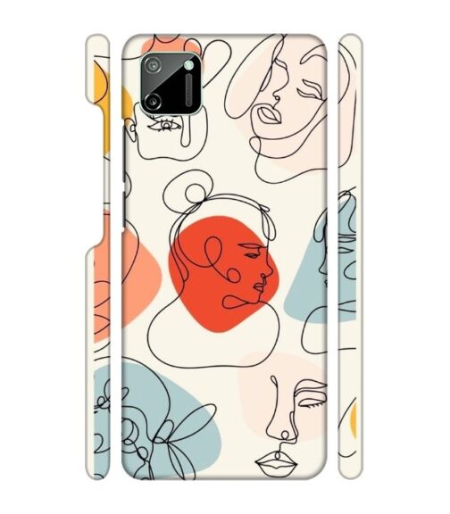 Beautiful lineart Realme C11 Mobile Cover