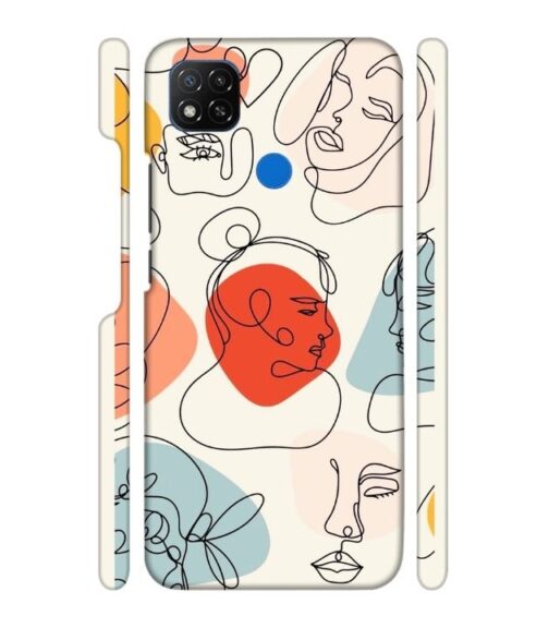 Beautiful lineart POCO C31 Mobile Cover