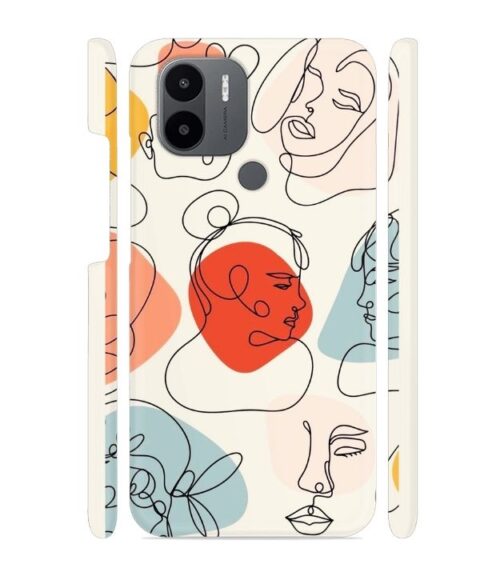Beautiful lineart Poco C50 Mobile Cover