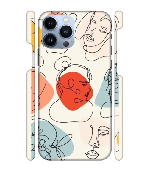 Beautiful lineart iPhone 13 Pro Max Mobile Cover