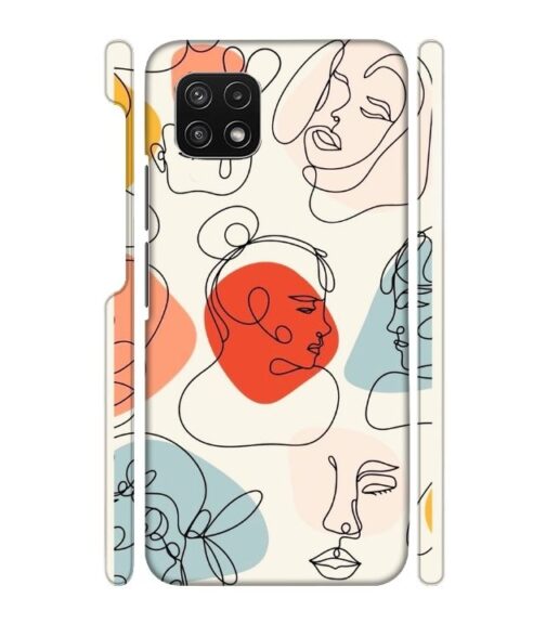 Beautiful lineart Samsung Galaxy A22 (5G) Mobile Cover