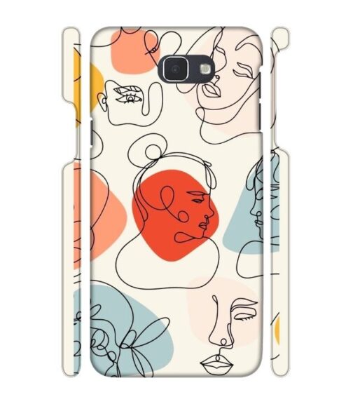 Beautiful lineart Samsung Galaxy J7 Prime Mobile Cover
