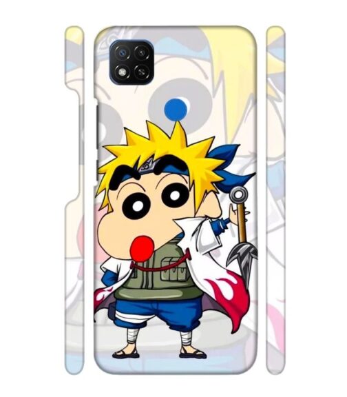 Crazy Shinchan POCO C31 Mobile Cover