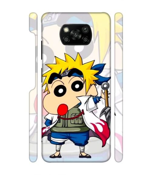 Crazy Shinchan Poco X3 Mobile Cover
