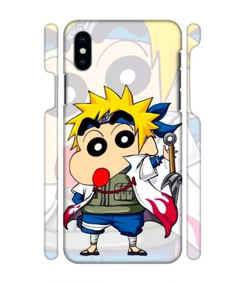 Crazy Shinchan iPhone X Mobile Cover