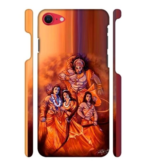 Lords Hanuman with ram ji family iPhone SE 2020 Mobile Cover