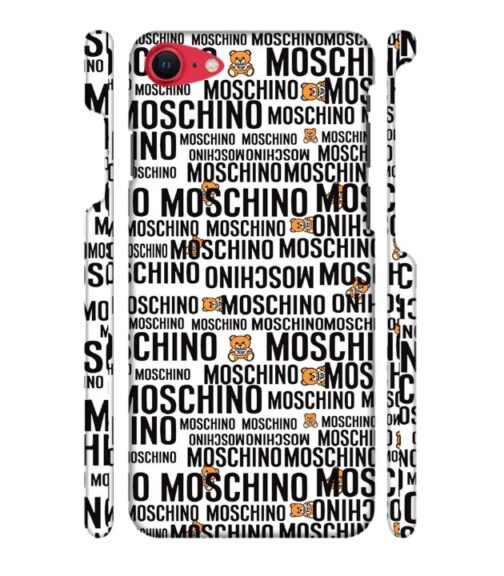 Moschino panda marquee text iPhone SE 2020 Mobile Cover