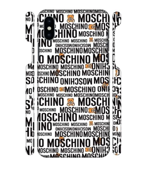 Moschino panda marquee text iPhone X Mobile Cover