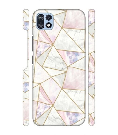 Marvel effect with gold line abstract design Samsung Galaxy F42 (5G) Mobile Cover