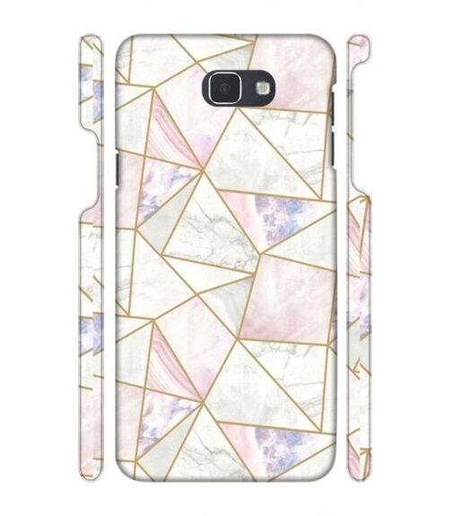 Marvel effect with gold line abstract design Samsung Galaxy J7 Prime Mobile Cover