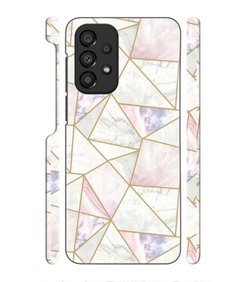 Marvel effect with gold line abstract design Samsung Galaxy A53 5G Mobile Cover