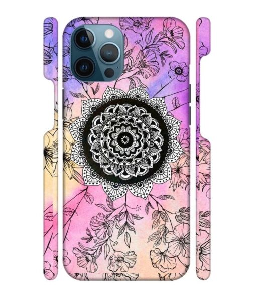 Creative rangoli pattern iPhone 12 Pro Mobile Cover