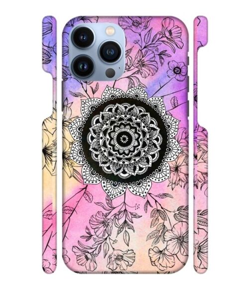 Creative rangoli pattern iPhone 13 Pro Mobile Cover