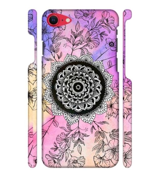 Creative rangoli pattern iPhone SE 2020 Mobile Cover