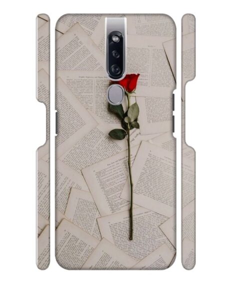Memorable red rose with letter pages Oppo F11 Mobile Cover