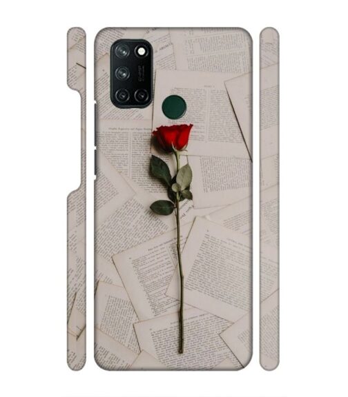 Memorable red rose with letter pages Realme 7i Mobile Cover