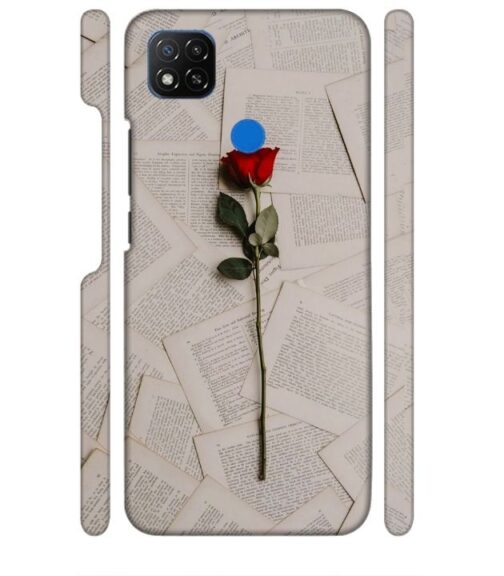 Memorable red rose with letter pages POCO C31 Mobile Cover