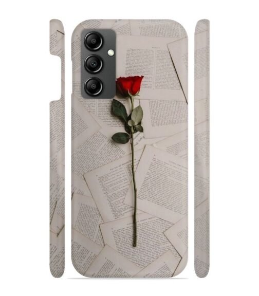 Memorable red rose with letter pages Samsung Galaxy F13 5G Mobile Cover