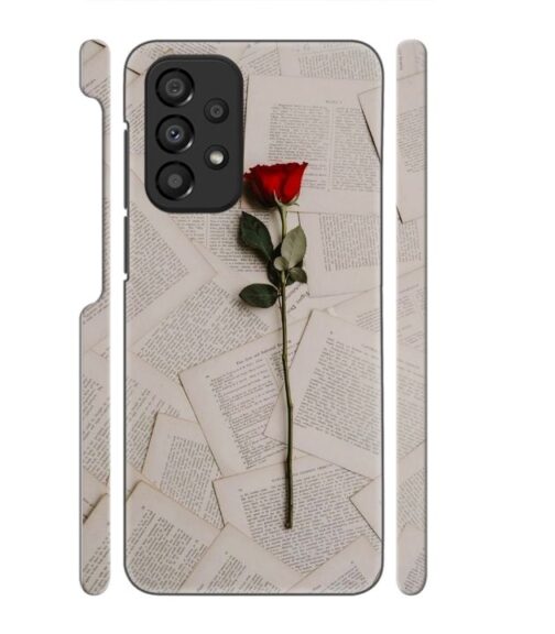 Memorable red rose with letter pages Samsung Galaxy A53 5G Mobile Cover