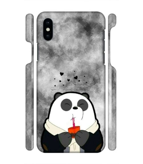 Cute panda iPhone X Mobile Cover