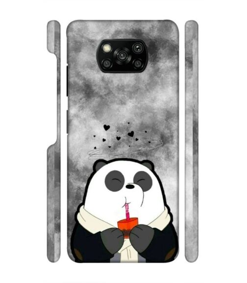 Cute panda Poco X3 Mobile Cover