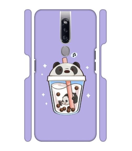 Panda Smoothie graphics Oppo F11 Mobile Cover