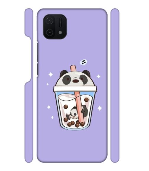 Panda Smoothie graphics Oppo A16 E Mobile Cover