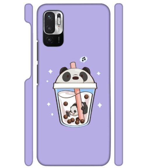 Panda Smoothie graphics Redmi Note 10 T 5G Mobile Cover
