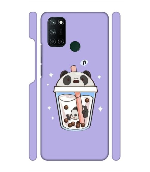 Panda Smoothie graphics Realme 7i Mobile Cover
