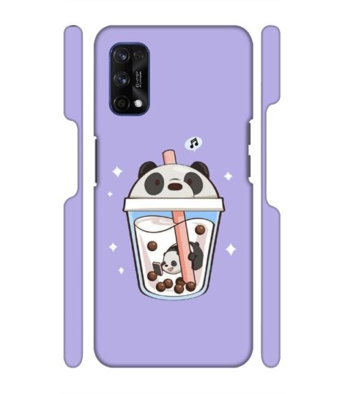 Panda Smoothie graphics Realme 7 Pro Mobile Cover