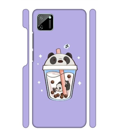 Panda Smoothie graphics Realme C11 Mobile Cover