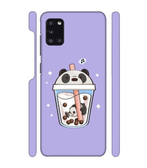 Panda Smoothie graphics Samsung Galaxy A31 Mobile Cover