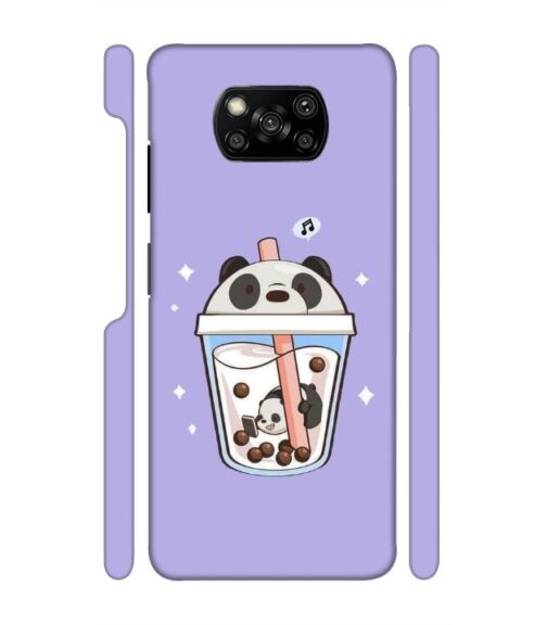 Panda Smoothie graphics Poco X3 Mobile Cover