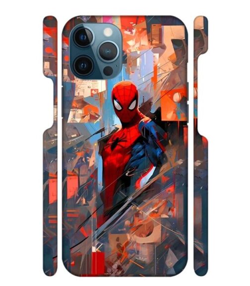 Spiderman graphics with mirror effect iPhone 12 Pro Mobile Cover