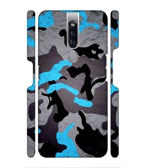 Milatry style multicolor pattern Oppo F11 Mobile Cover