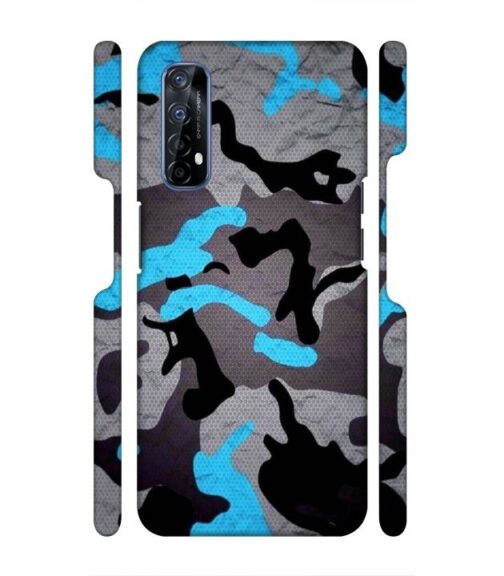 Milatry style multicolor pattern Realme 7 Mobile Cover