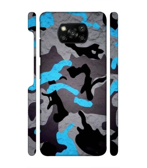 Milatry style multicolor pattern Poco X3 Mobile Cover