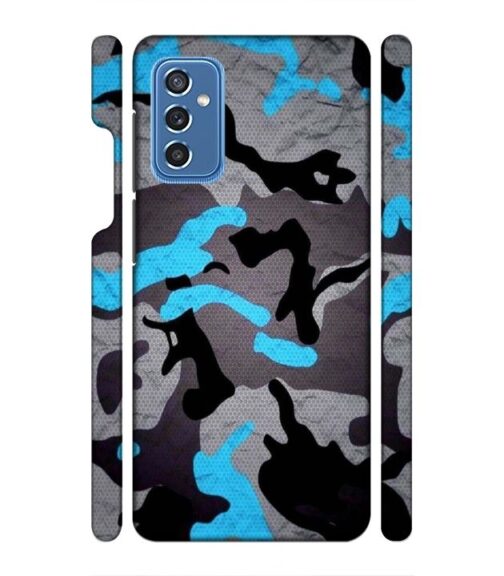 Milatry style multicolor pattern Samsung Galaxy M52 5G Mobile Cover