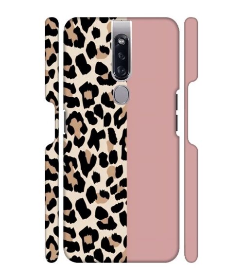 Tiger half skin Oppo F11 Mobile Cover