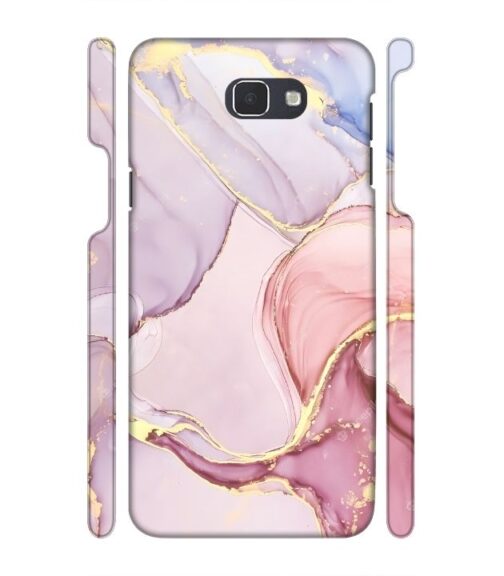 Pink abstract design with gold glitter Samsung Galaxy J7 Prime Mobile Cover