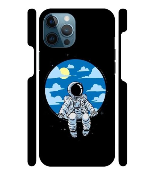 Vintage space anime graphics iPhone 12 Pro Mobile Cover