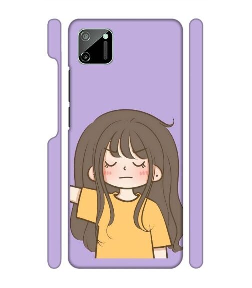 angry girl Realme C11 Mobile Cover