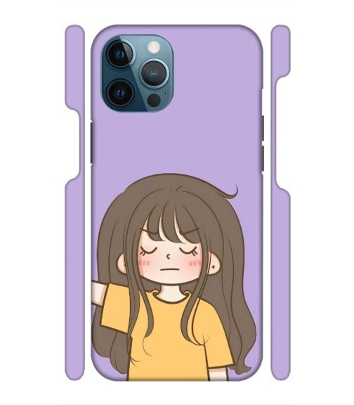 angry girl iPhone 12 Pro Mobile Cover