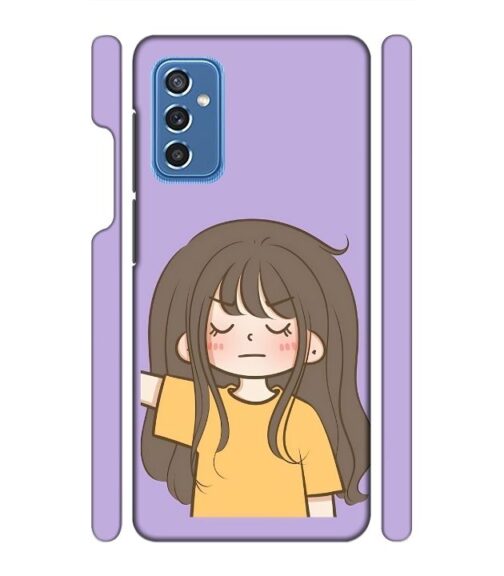 angry girl Samsung Galaxy M52 5G Mobile Cover