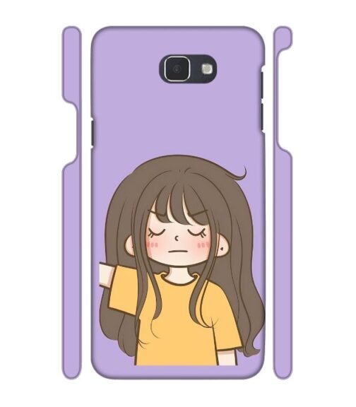 angry girl Samsung Galaxy J7 Prime Mobile Cover