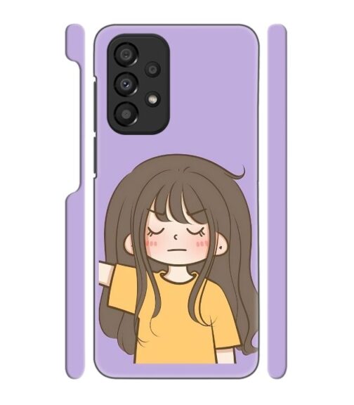 angry girl Samsung Galaxy A53 5G Mobile Cover