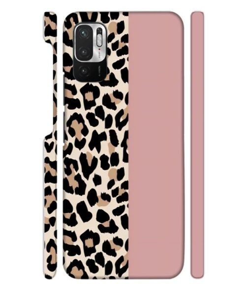 Tiger half skin Redmi Note 10 T 5G Mobile Cover