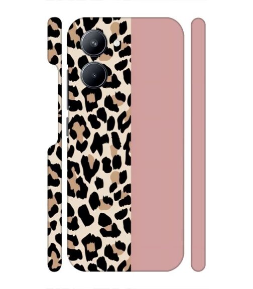 Tiger half skin Realme C33 Mobile Cover